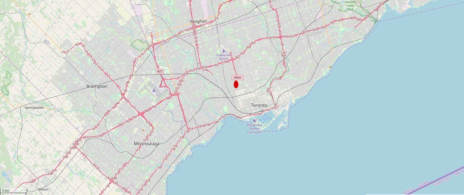 1907 Map, Toronto Public Library